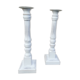 Wooden candle holder