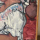 Spanish woman with a red bouquet, signed 1978.