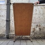 Coffee table, wood and steel, Guy Lefevre style, 70's – France