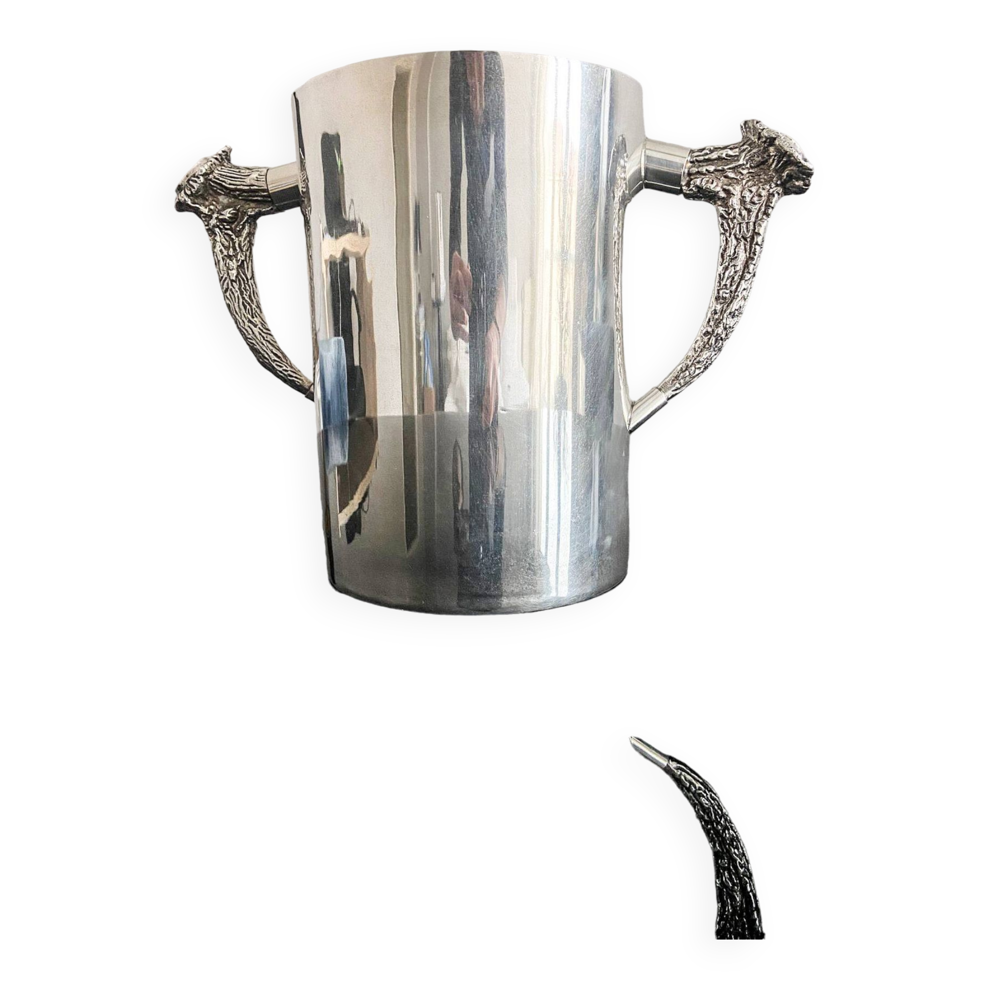 Un secchiello per il ghiaccio placcato in argento ralph lauren