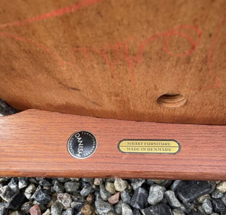 two model 62A armchairs designed by Arne Vodder for Sibast Møbler,