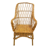 Wicker armchair