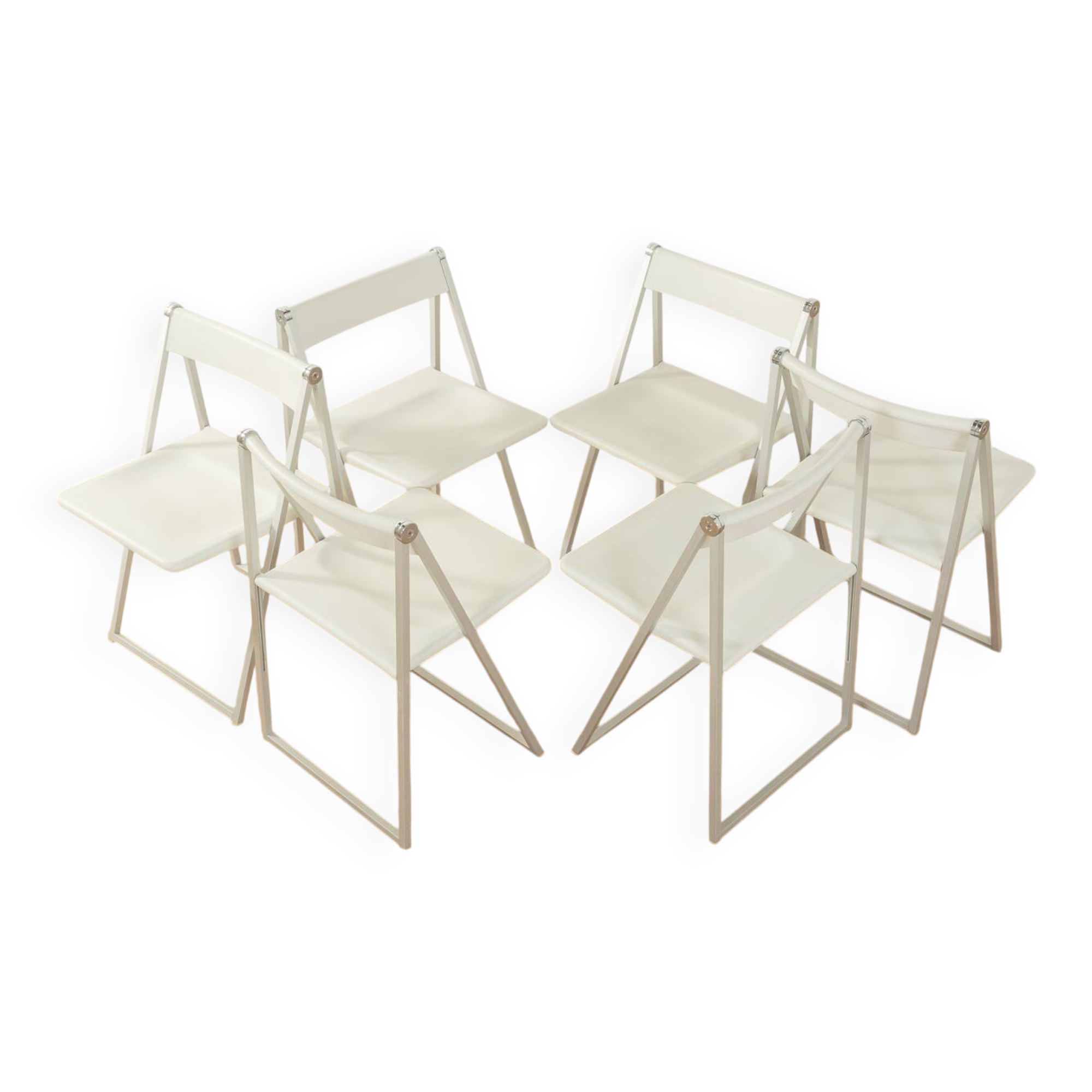 Team form ag folding chairs for Interlübke (set of 6), Vintage