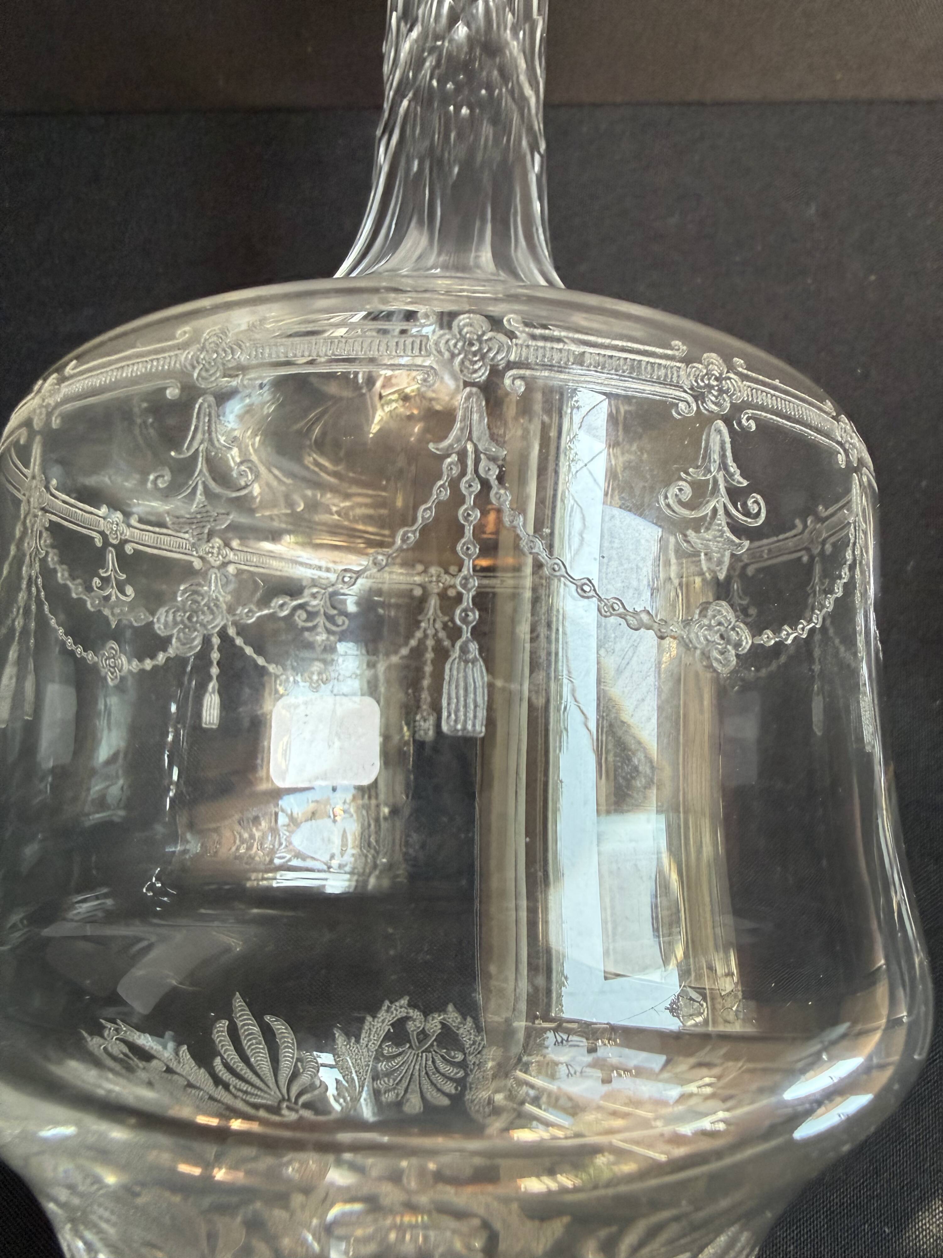 Carafe à vin Saint Louis service Anvers