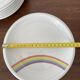 Lot 8 assiettes arc en ciel Tonika Kahla