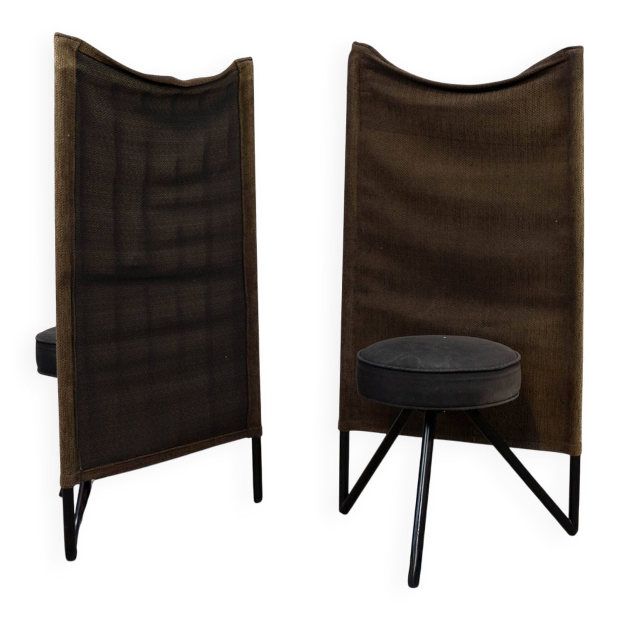 Set of two 1980's Miss Wirt chairs by Philippe Starck for Disform