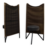 Set of two 1980's Miss Wirt chairs by Philippe Starck for Disform