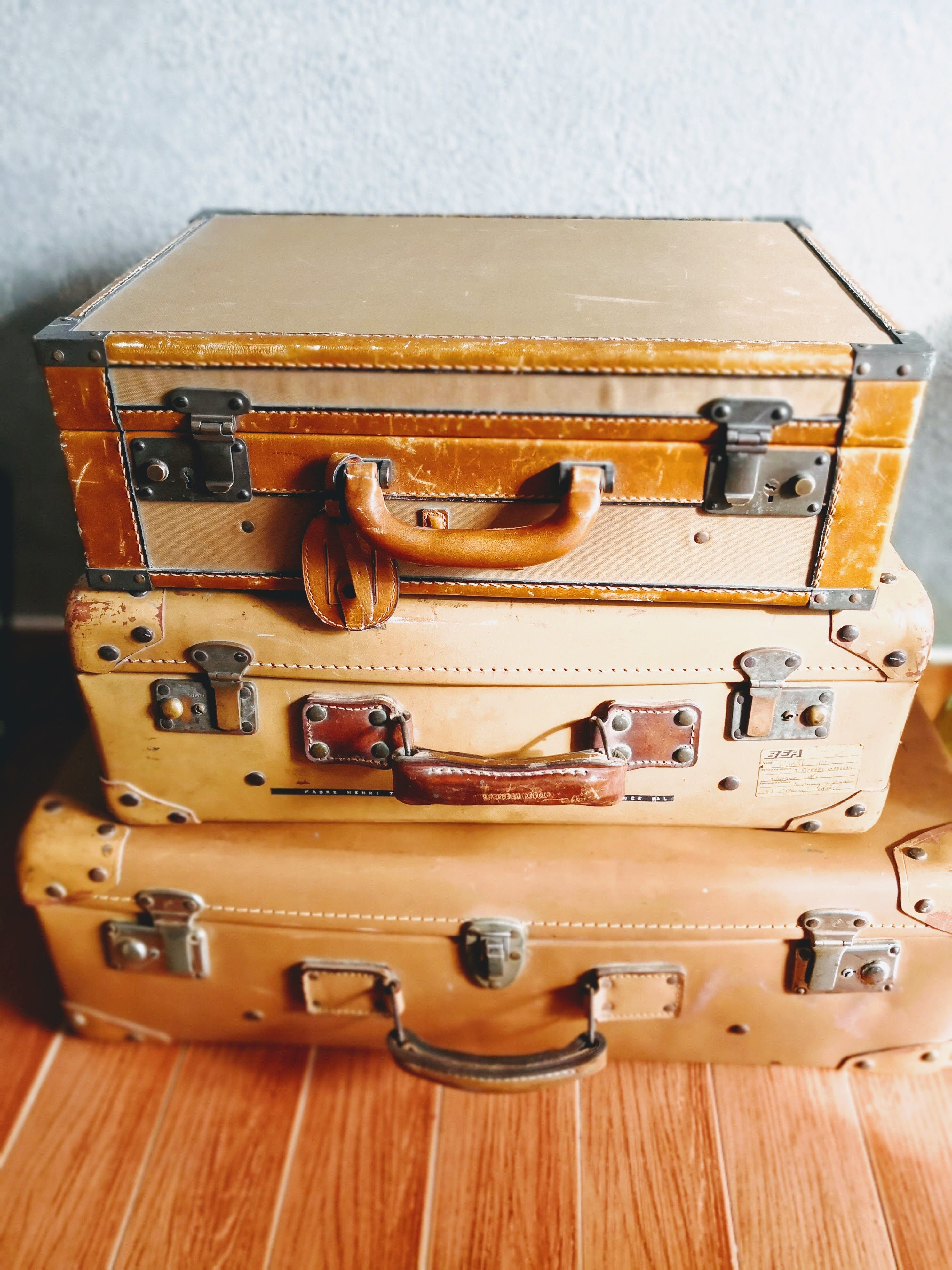 Lancel vintage suitcase