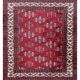 Turkmen Yomud Bukhara Oriental Rug: 2.40 X 1.60 Meters