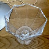 Vase coupe sur pied douche cristal de sevres ancien