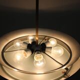 Art Deco UFO chandelier by Josef Hůrka for Napako, 1930s