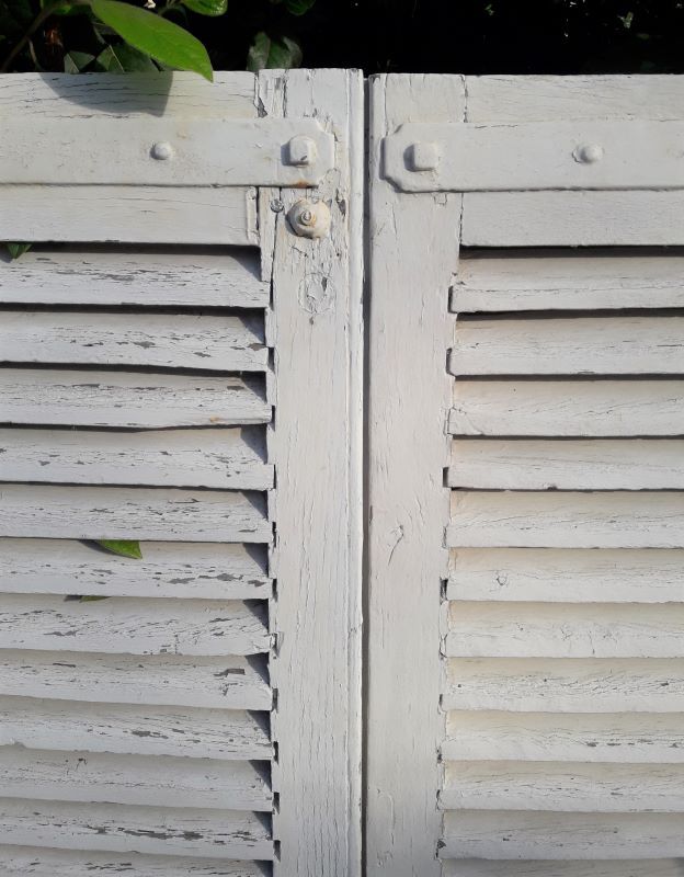 Pair of small shutters