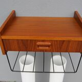 Scandinavian teak wall shelf