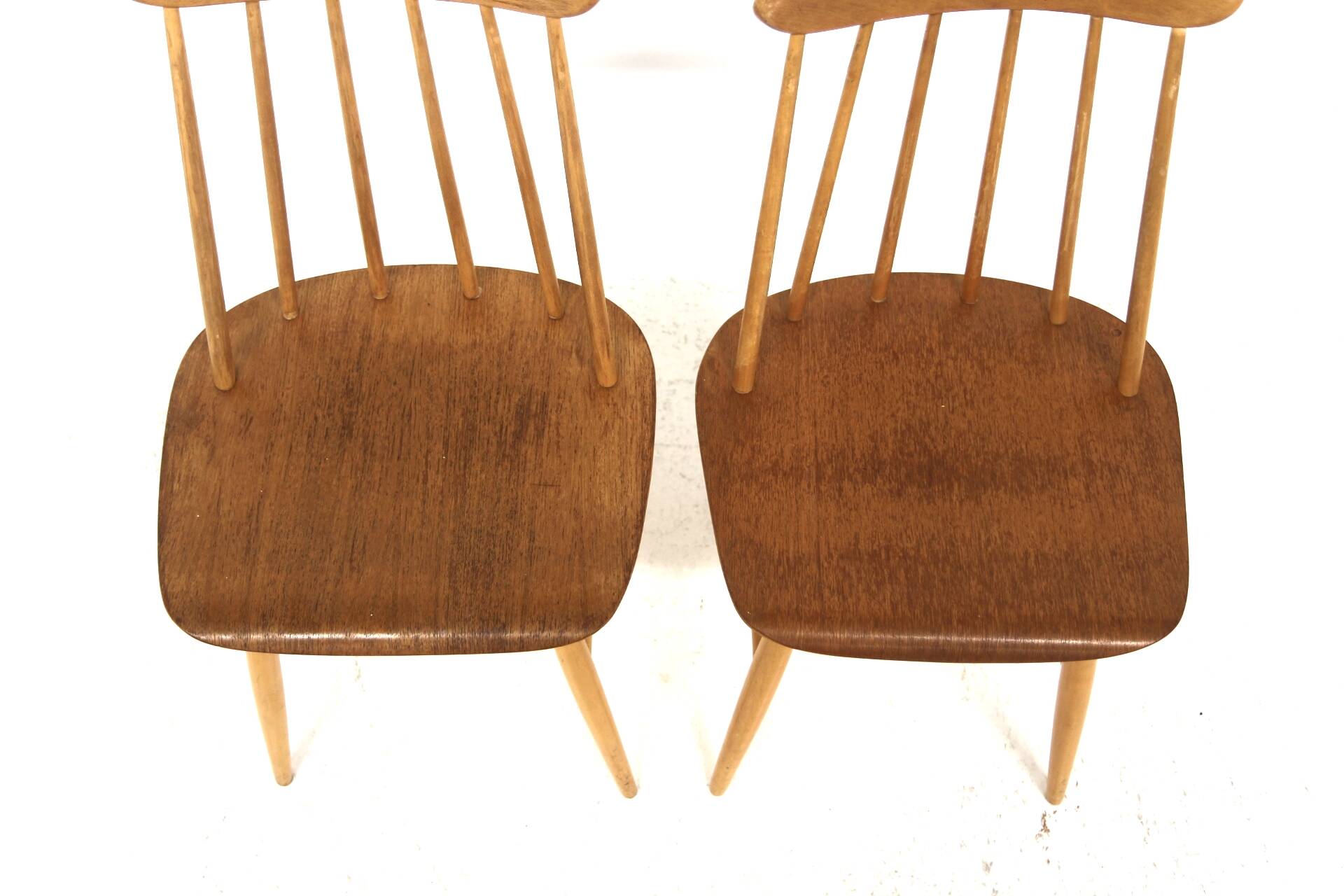 Set of 2 Scandinavian "Fanett" chairs by Ilmari Tapiovaara, Sweden, 1960