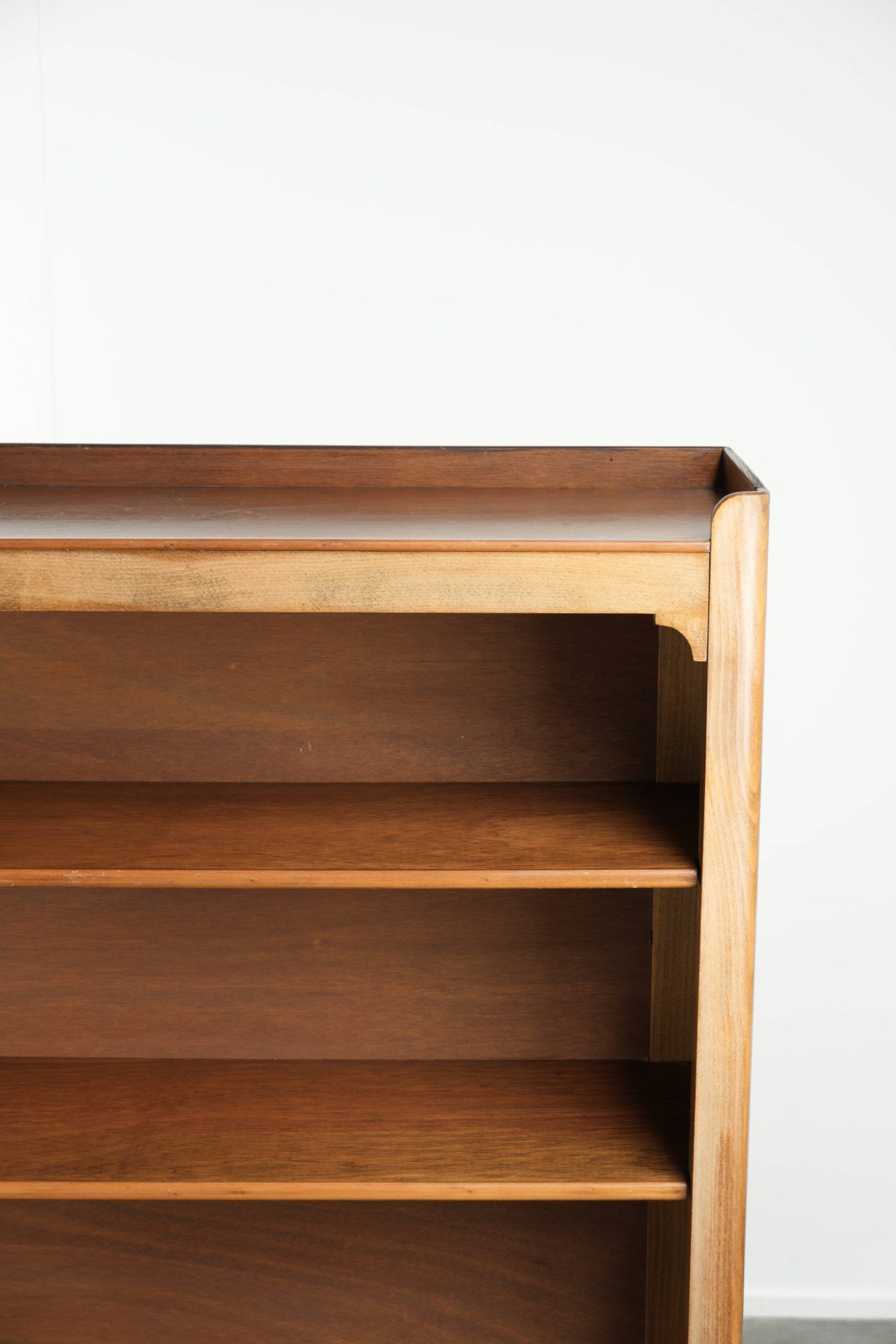 Subtle antique English bookcase/shelving unit from the late 19th century