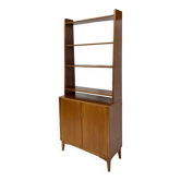 Vintage Wall Cabinet Bookcase Swedish Design 1960s