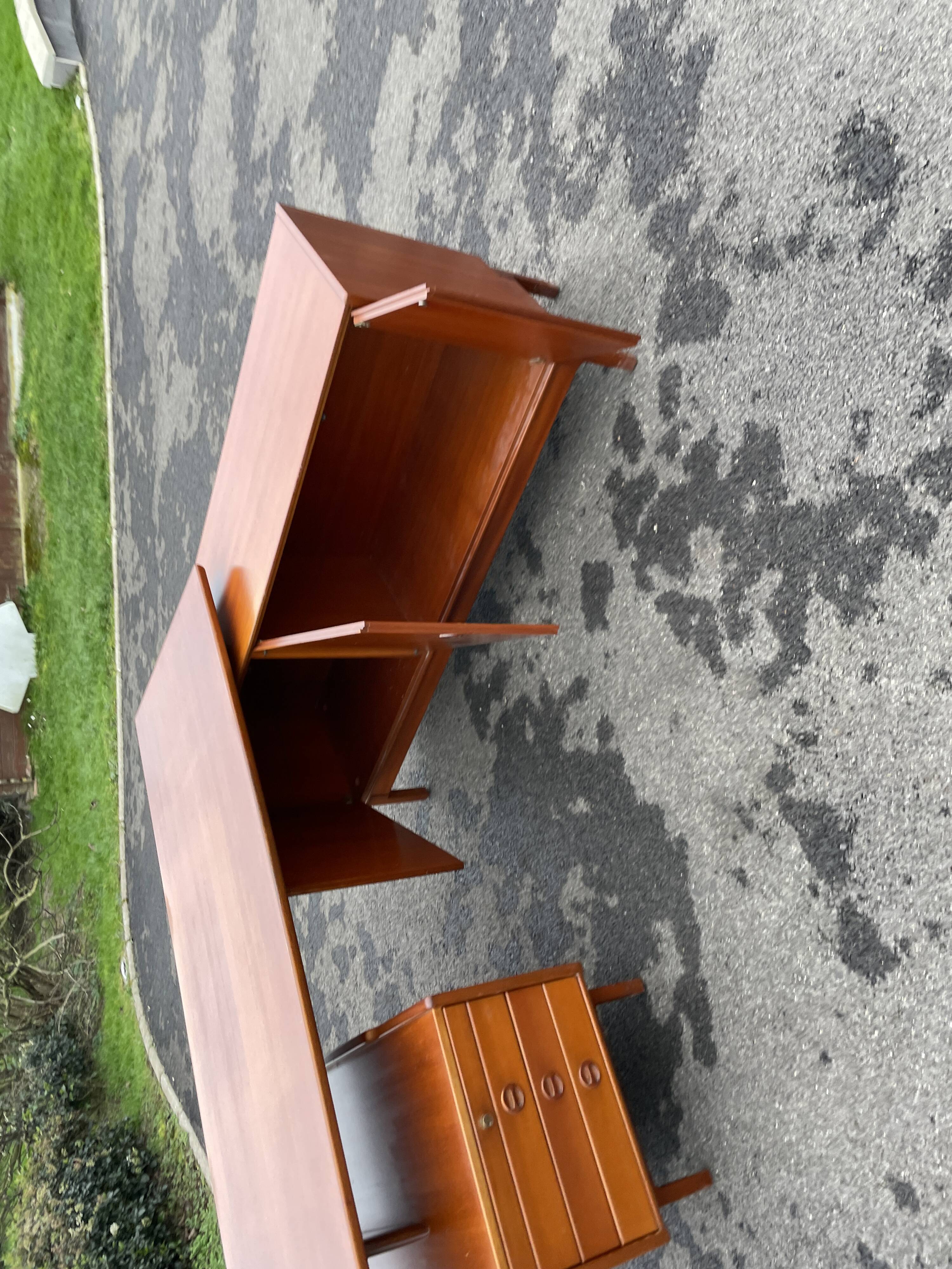 Desk Jacques Hauville 1960 bema and enfilade desk