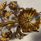 Wall light in the style of Hans Kögl, mid-20th century.