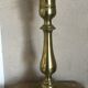 Lamp foot candle holder shape in solid brass 26.5 cm