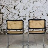 Black b32 chair by Marcel Breuer
