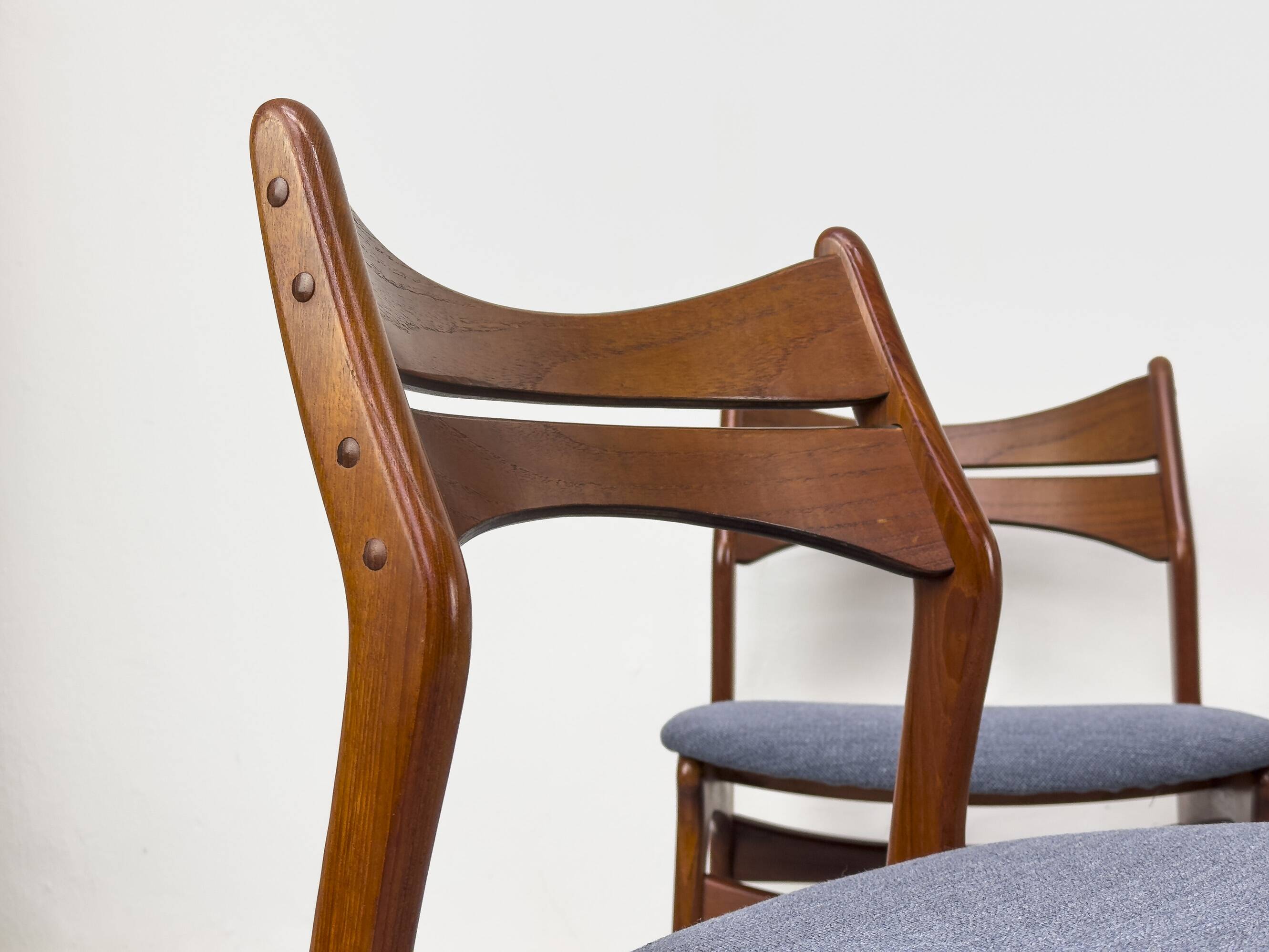6 Danish Teak Dining Chairs by Erik Buch for Chr. Christensens, 1960s