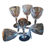 Verres à pied en cristal d'arques modèle Washington