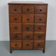 Dutch Oak Apothecary / Barber Cabinet, Early 20th Century