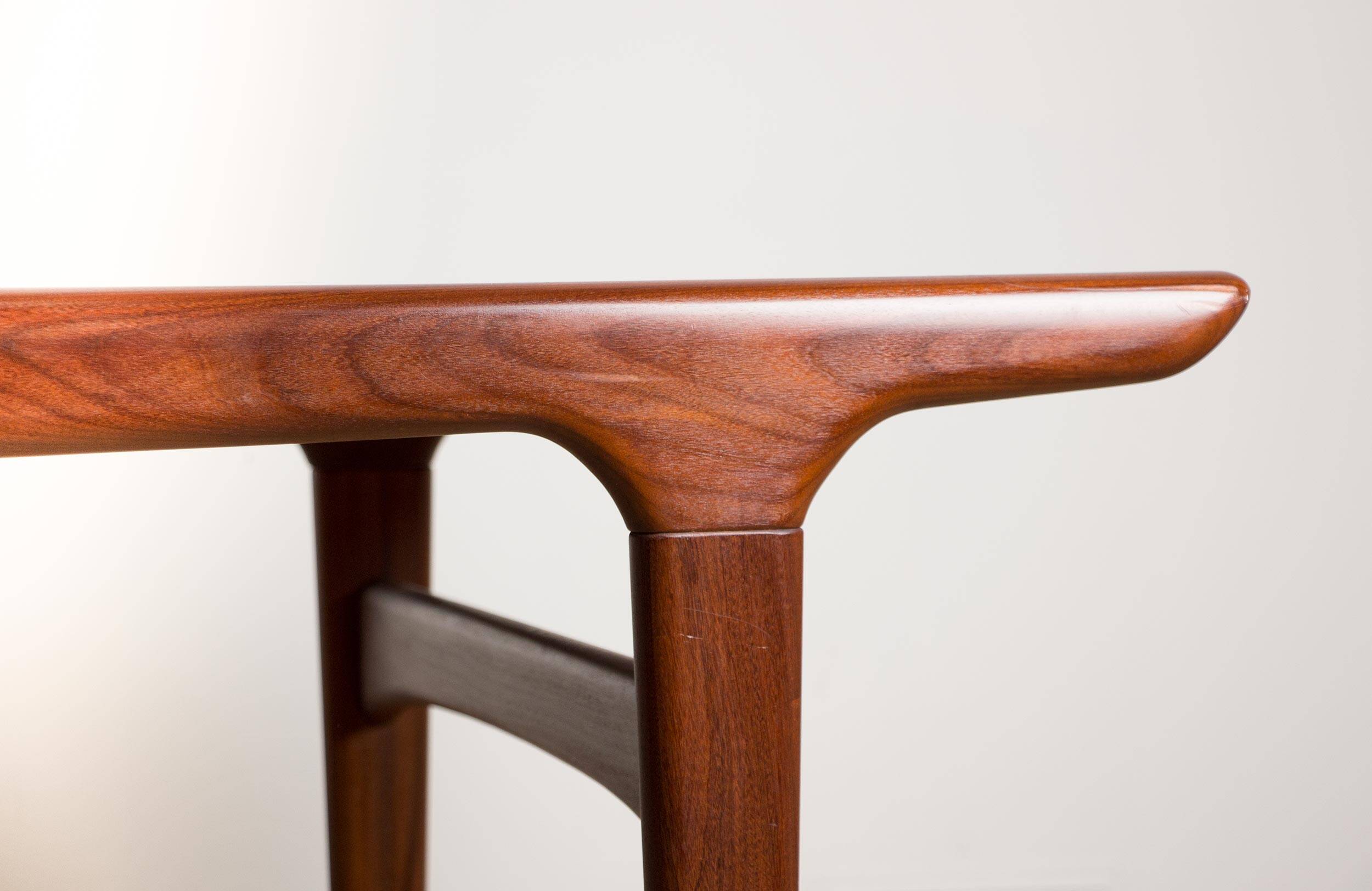 Danish dining table, extendable, in teak 1960 by Johannes Andersen 1960