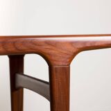 Danish dining table, extendable, in teak 1960 by Johannes Andersen 1960