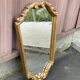 Baroque gold leaf mirror in Louis XV style 62x38cm