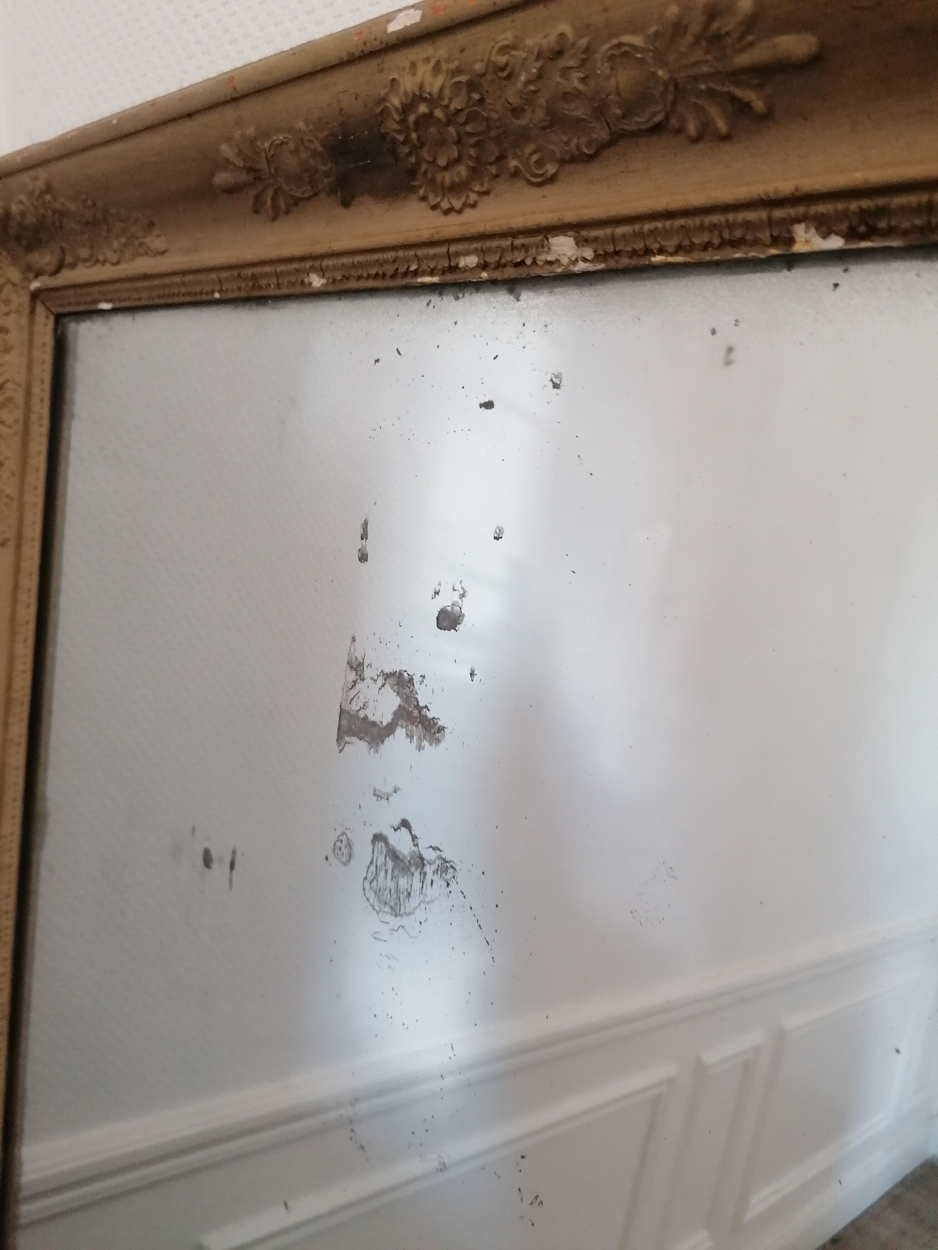 Mirror era restoration tain mercury