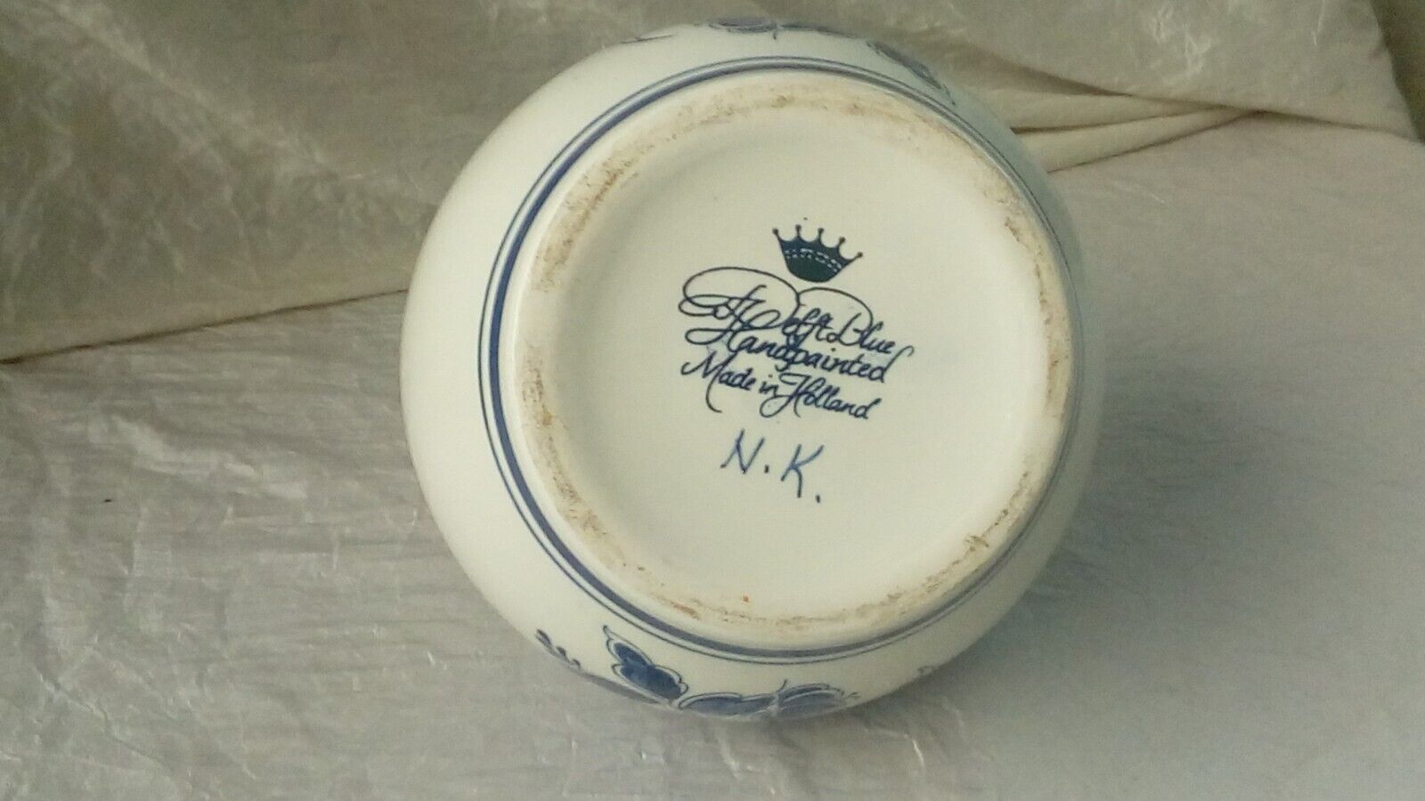 Earthenware jug pitcher Delft blauw Holland