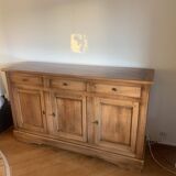 Louis Philippe sideboard in solid walnut