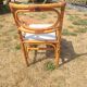 3 chaises en rotin