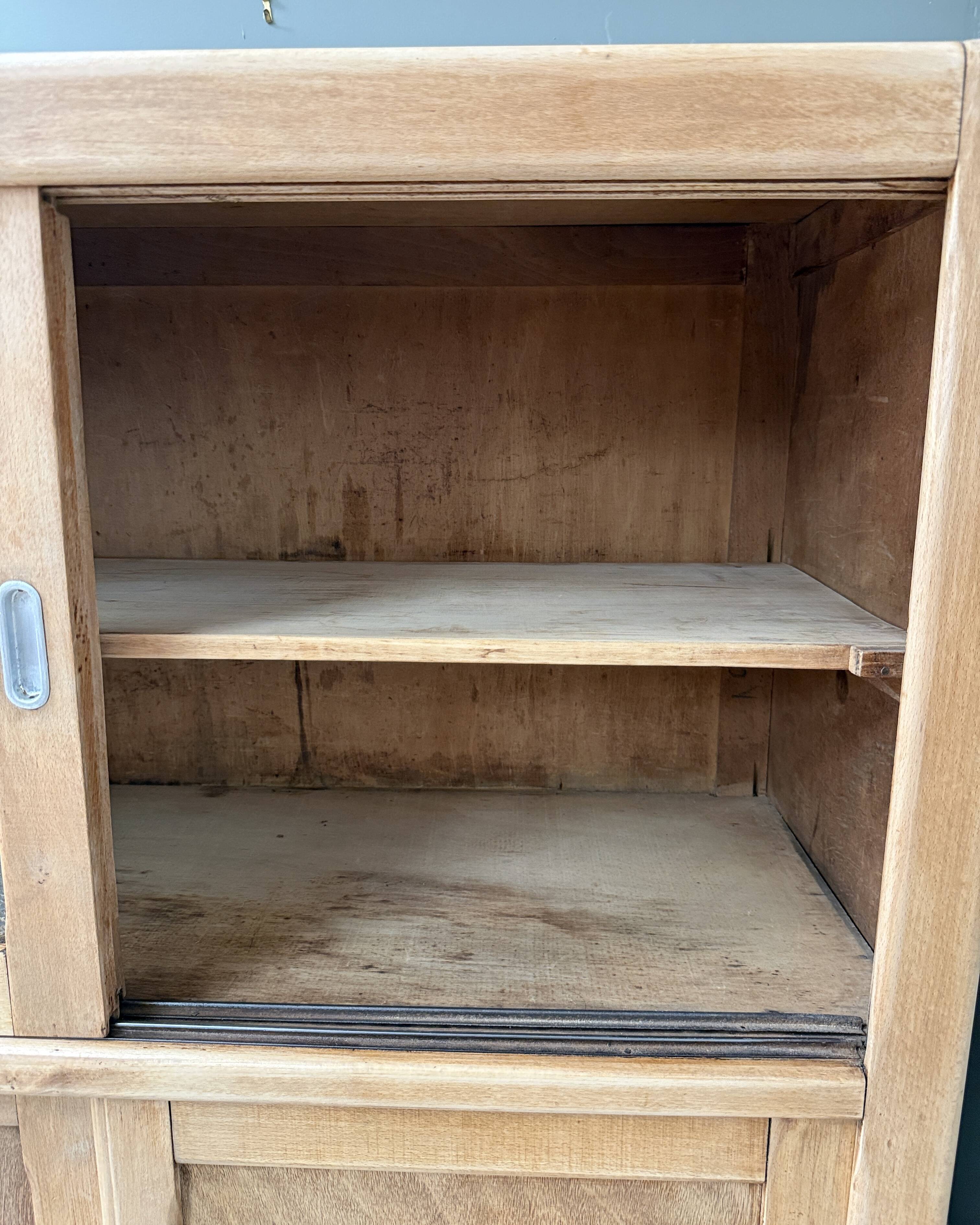 Vintage wardrobe with sliding doors (renovated)