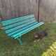 Old garden bench