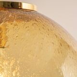 Murano ball pendant light by Doria, Germany, 1970s