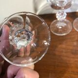 6 crystal glasses