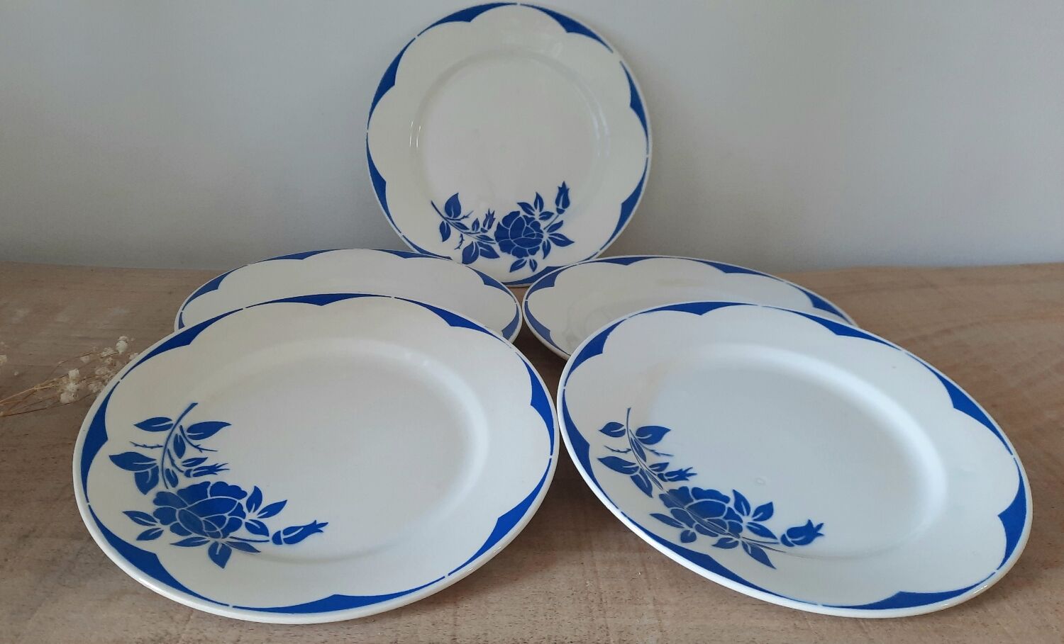 Assiette plates Sarreguemines Digoin