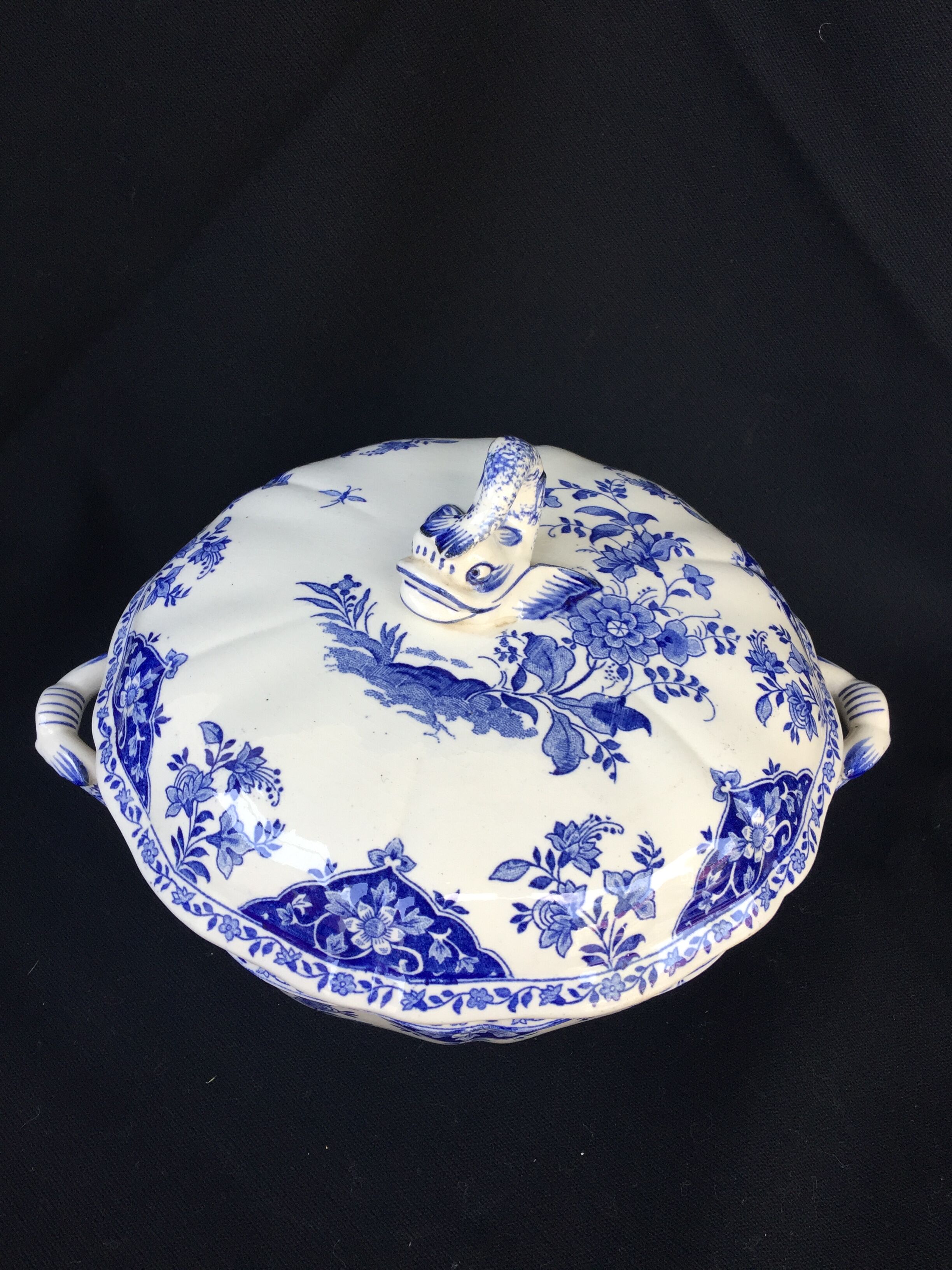 Soup bowl in Gien earthenware