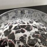 Purple glass vase by La Rochere