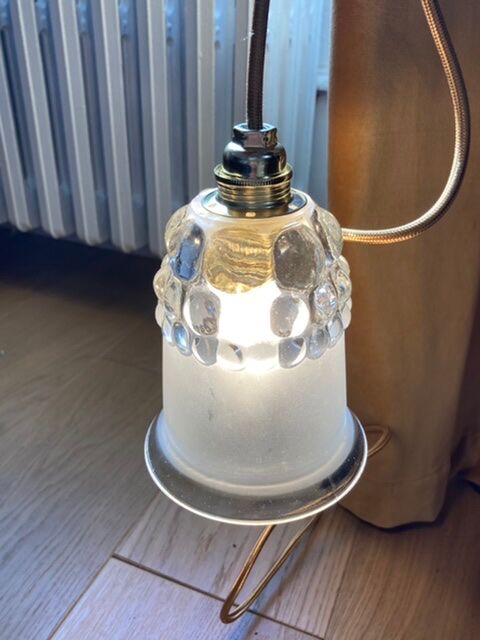 Art Deco-style vintage hand lamp