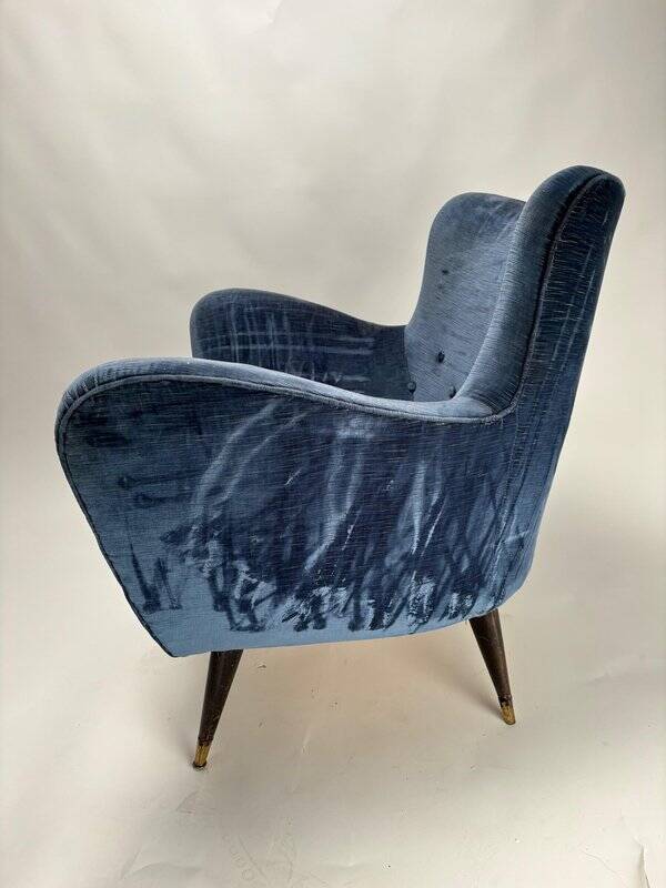 Ensemble de fauteuils des années 50 dans le style de Guglielmo Veronesi, Italie.