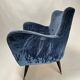Set of Mid-Century Armchairs in the style of Guglielmo Veronesi, Italy, 1950s