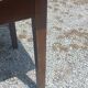 19th century farmhouse table in oak and poplar with spindle legs 198cm