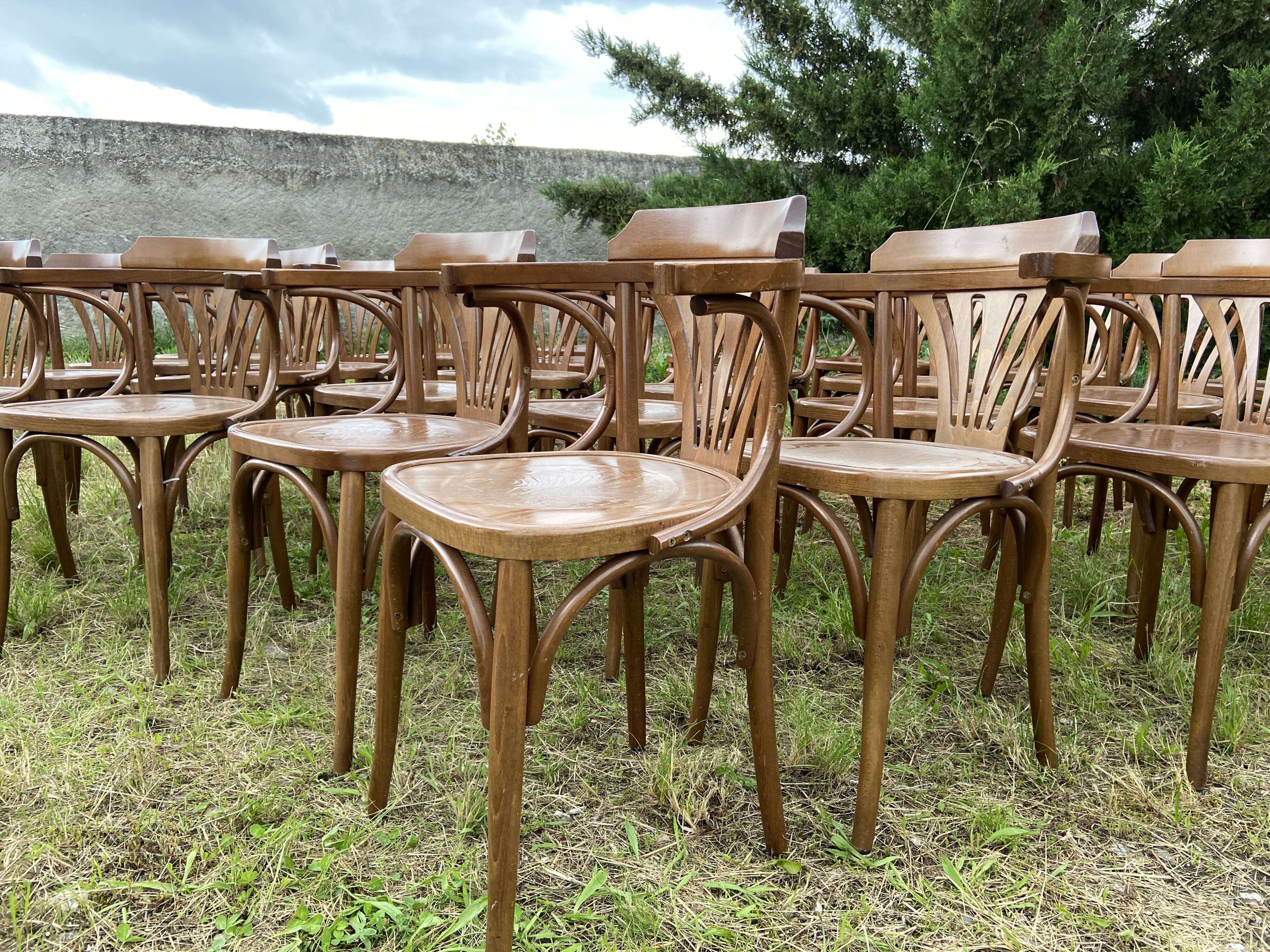 30 vintage bentwood bistro cafe restaurant chairs