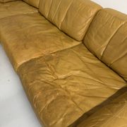 Large modular corner sofa De Sede DS-76, 6 vintage leather modules