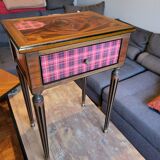 Refurbished wooden bedside table