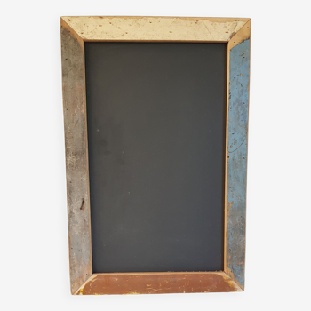 Slate - blackboard in polychrome wood