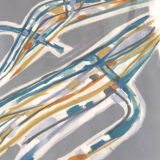 MANESSIER The Water and Purity, 1959. Original lithograph signed in pencil.